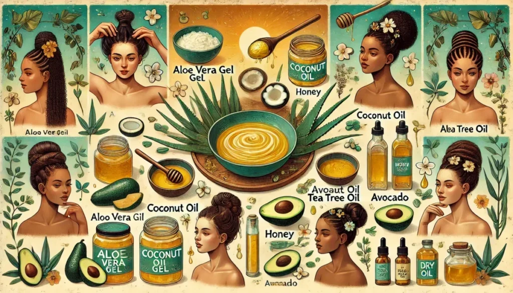 Natural Remedies for Restoring Moisture to a Dry Scalp create image